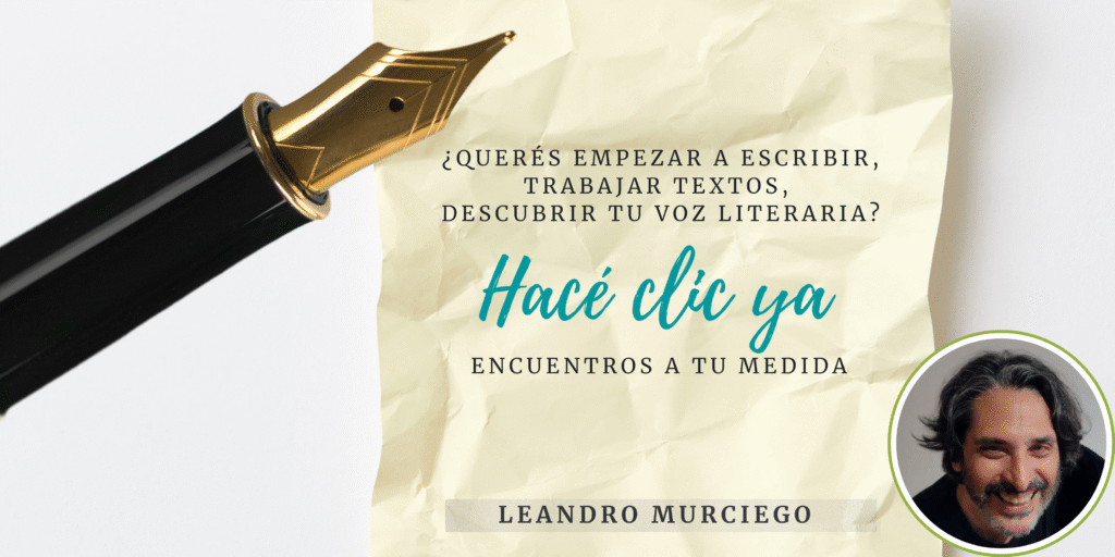 Leandro Murciego Coach Literario
entrá en Apalabrarte para saber más de los procesos