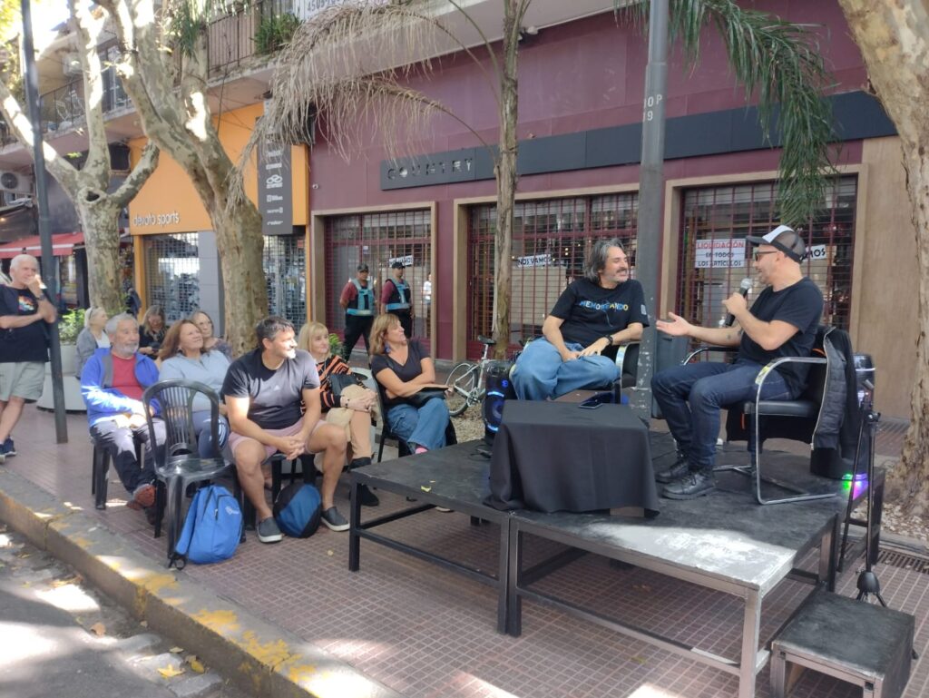 Leandro Murciego (presentó "Memoreando") y Gabriel Reich ("El año del conejo")