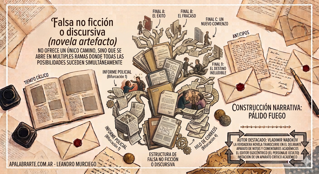 10. Estructura de falsa no ficción o discursiva (novela artefacto)

Conocé los 10 tipos de estructuras de novelas más usados por los escritores/as que trabajamos con los escritores en Apalabrarte.com.ar (Leandro Murciego - Coach Literario)