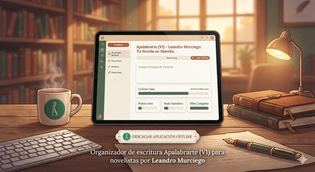 APP Gratuita: Organizador de Escritura Apalabrarte (para Novelistas)