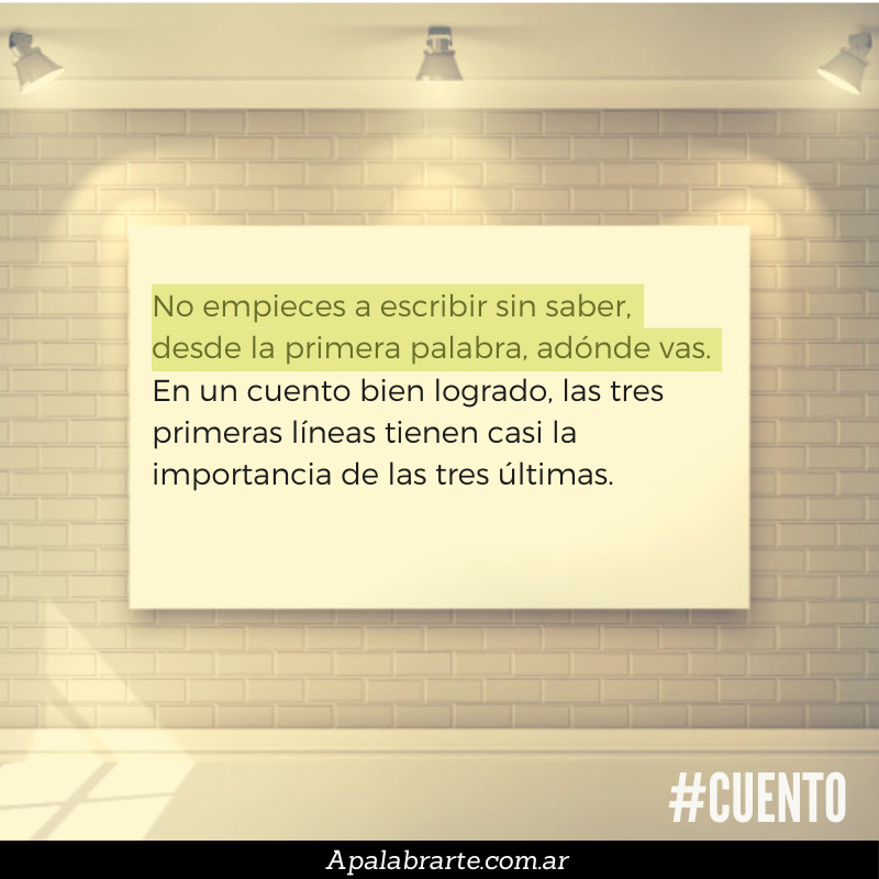 Leé el Decálogo del perfecto cuentista de Horacio Quiroga en Apalabrarte.com.ar