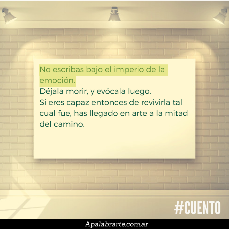 Leé el Decálogo del perfecto cuentista de Horacio Quiroga en Apalabrarte.com.ar